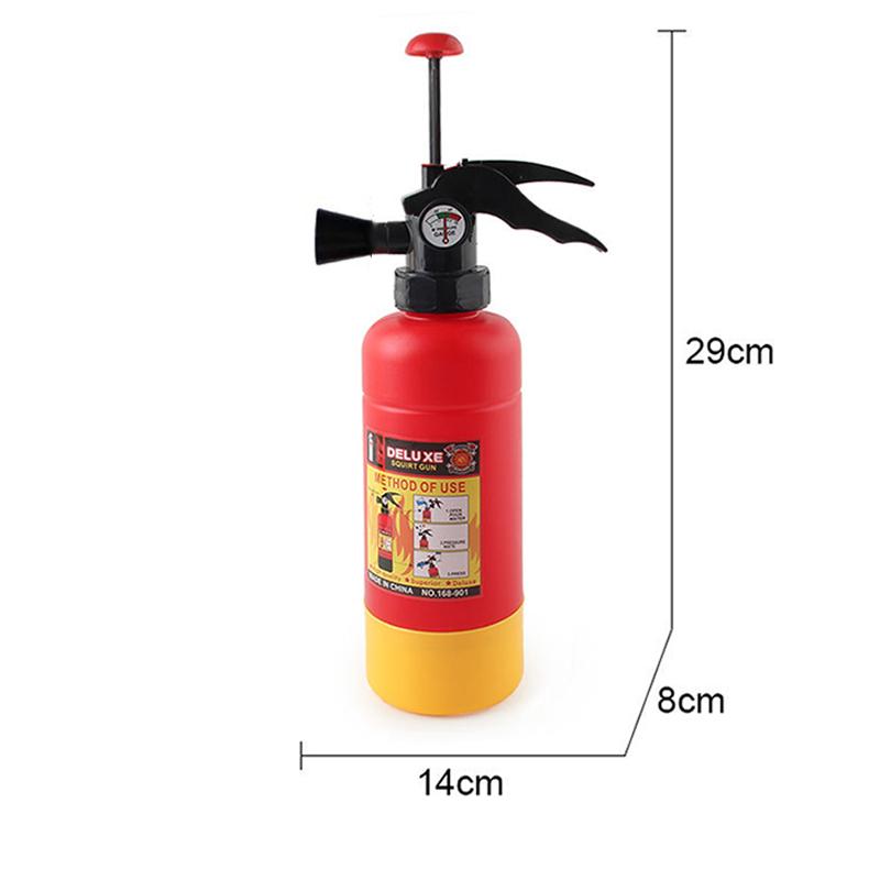 Big Fire Extinguisher Toy Water Blasters Fireman Cosplay for Kids Outdoor Toys Extinguisher Water Guns Kids Fireman Cosplay