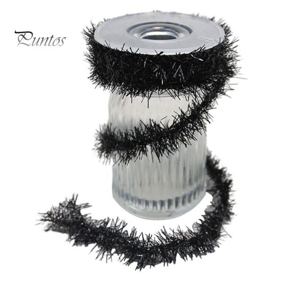 

1 рулон, цветные стержни, гибкие, легко носить с собой, красочная проволочная гирлянда, мишура, праздничное домашнее украшение на Хэллоуин и Рождество чёрный