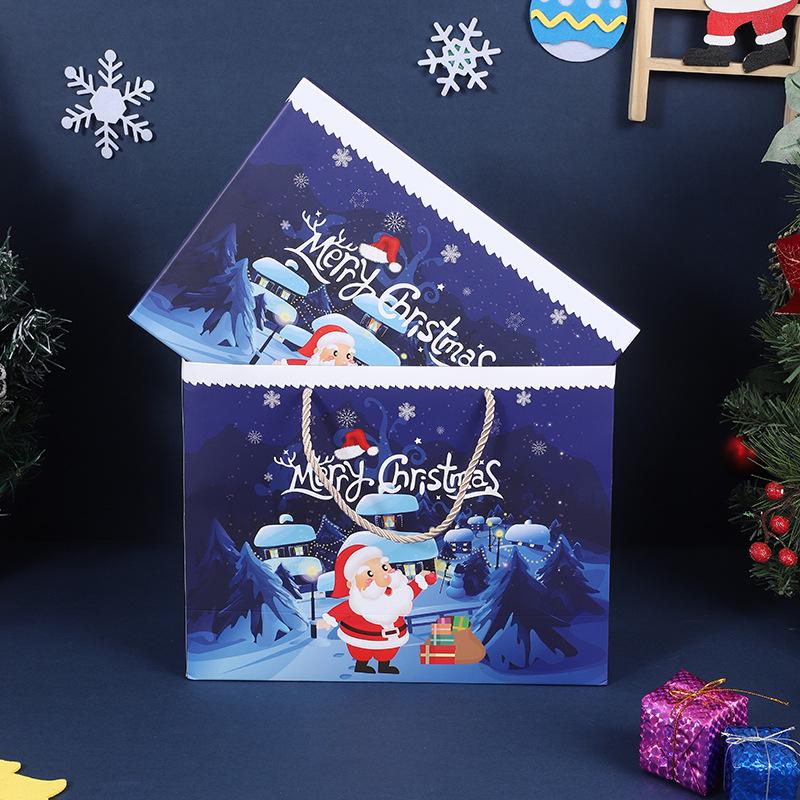 Original Christmas Gift Box: Snack Nuts, Hat, and Purse Set Souvenir