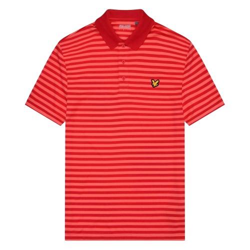 Lyle & Scott Men's Broad Stripe Golf Polo Shirt