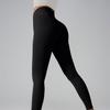High-Waisted Seamless Yoga Leggings With Pockets Womens Slim Fit Workout Pants Breathable Compression Tights