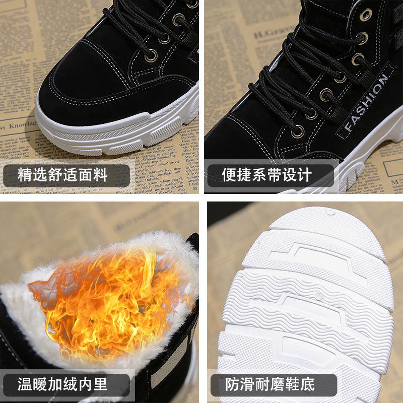 Women Bottes 2022 Fashion Snow Boots Women Comfort Winter Women Boots Warm Plush Ankle Boots Platform Botas Botines Mujer