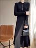 2025 Slimming A-line Sweater Dress: Autumn/Winter Long Sleeve Warm Knitted Waist-cinching Outfit