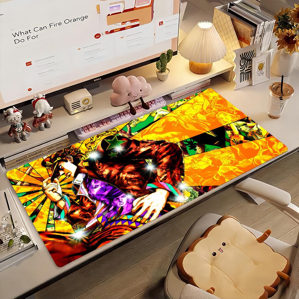 Comic JoJo Bizarre Adventure Mouse Pad Computer Laptop Rubber Non-slip Mouse Mat Mousepad Gamers Decoracion Desk Mat