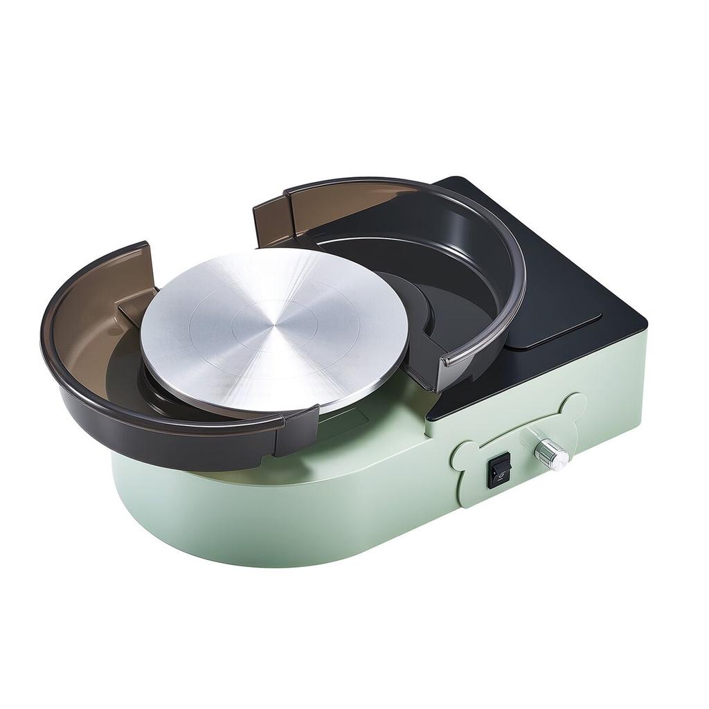 Mini Pottery Wheel Electric Clay Wheel for Kids and Adults 158 mm Green