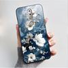 Printing Pattern Case For Nokia 7.1/Nokia 7 Plus Fundas Nokia7 Cover Soft Silicone Black Shell Cute Flower Cartoon Casing Coque