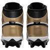 Jordan 1 Mid TD Cleat "Gold Toe" Men's Football Cleat - Black Gold FJ6805-701