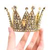 Crown Cake Topper Pearl Tiara Kids Hair Ornament Bursdagsfest rekvisita