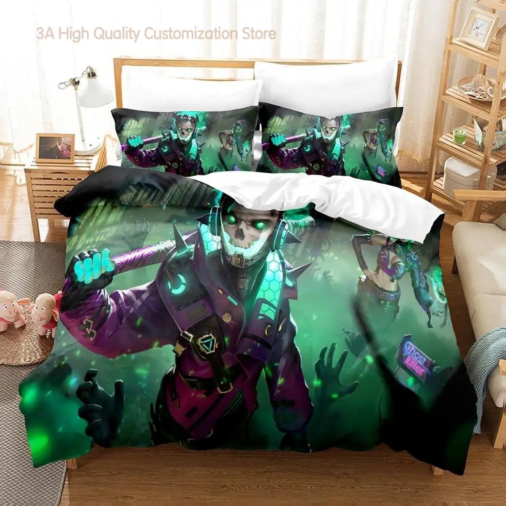 Warrior Game Garena Free Fire Bedding Set Single Twin Full Queen King Size Bed Set Aldult Boys Bedroom Duvetcover Sets Bed Sheet