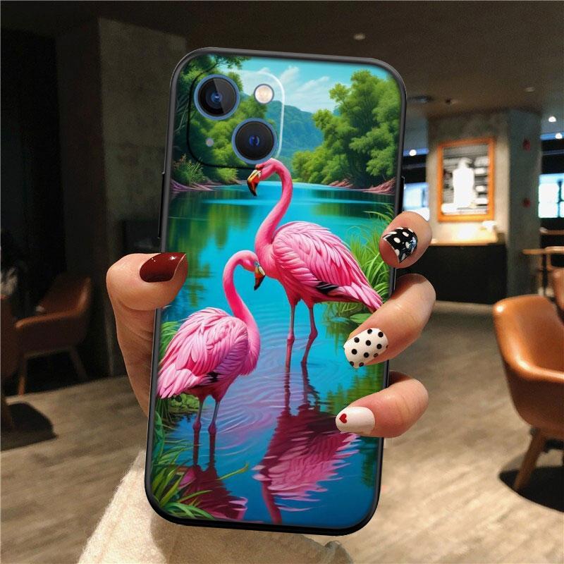 IK28 Flamingos Pink New High-End Shell Phone Case for iPhone SE X XS XR 16E 17 11 Pro Max 8 7 6 6s Plus Air