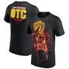 Men's Black Roman Reigns Aura Cartoon T-shirt 3D Printed Summer Outdoor Sports Shirt Fashionable Daily Casual Short Sleeved Tops