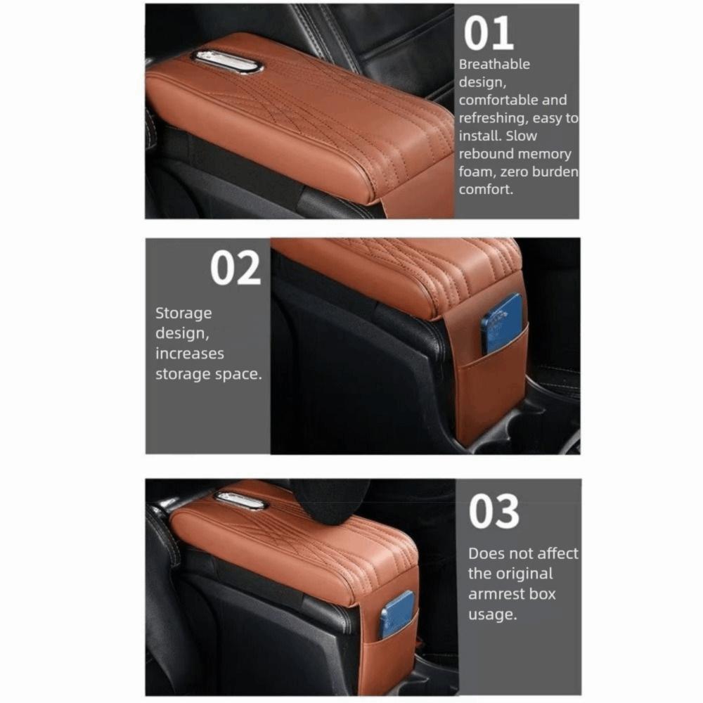 Elbow Support Car Armrest Cushion Tissue Box Arm Rest Protector  Middle Armrest