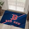 Boston Red Sox Design Křišťálový Sametový Koberec Útulný Ne?Protiskluzová tištěná předložka do ložnice, obývacího pokoje, předsíně
