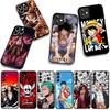 Hülle für Apple iPhone 16 15 14 Plus 13 12 Mini 17 Pro Max + ProMax 16E Air Handyhülle Shanks Luffy One Roronoa Zoro Piece