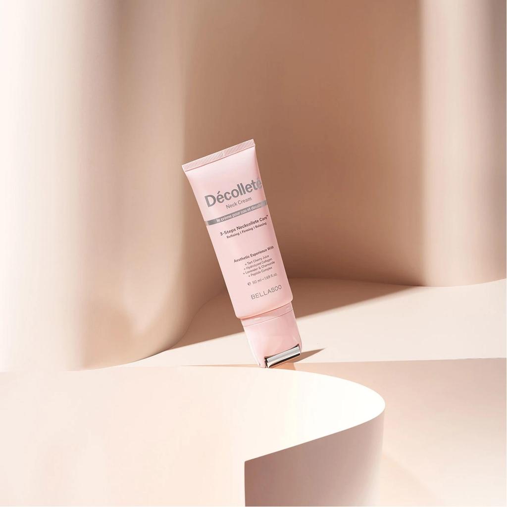 Bellasoo Decollete Neck Cream 50ml X 2 + V Band Mask 2pcs
