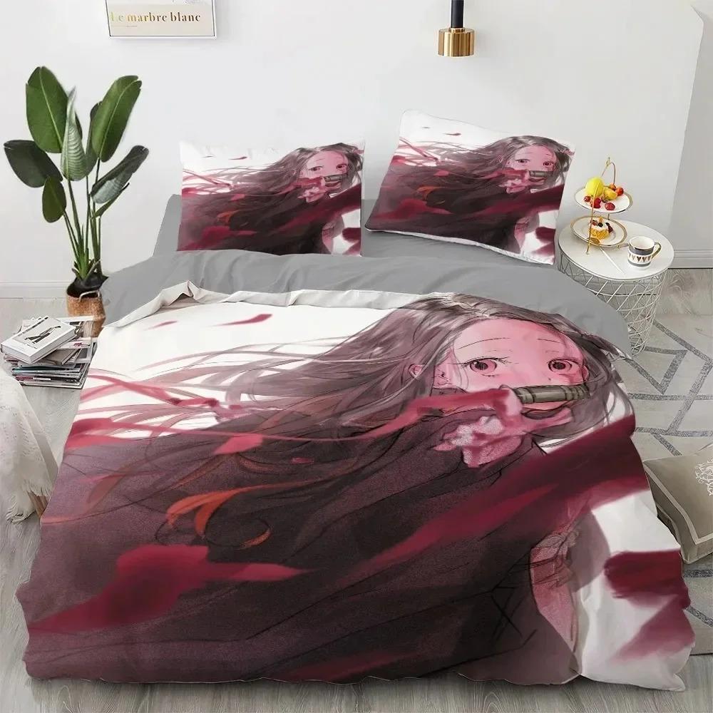 Comforter Anime Kawaii Japan Loli Bedding Set For Bedroom Soft Modern S Comefortable Kids And