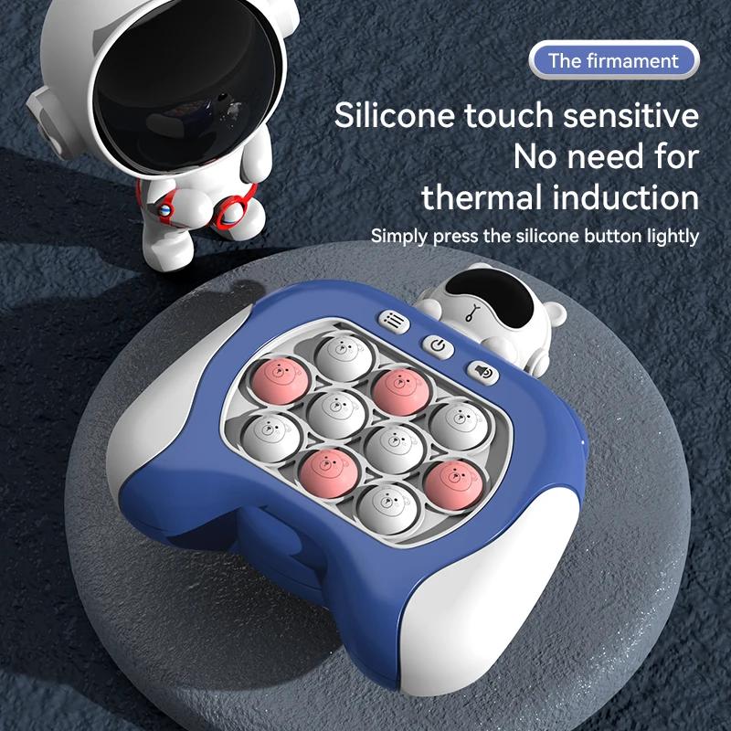 Push It Fidget Game Console Quick Press Stress Relief Toy for Finger Anxiety Upgraded Squeeze Game for Reflex Training Focus