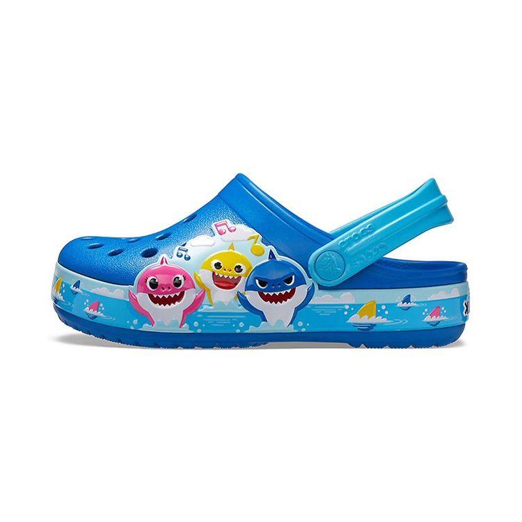 Crocs Classic Clog Fun Academy Shark Kids Footwear Blue 207066-4JL