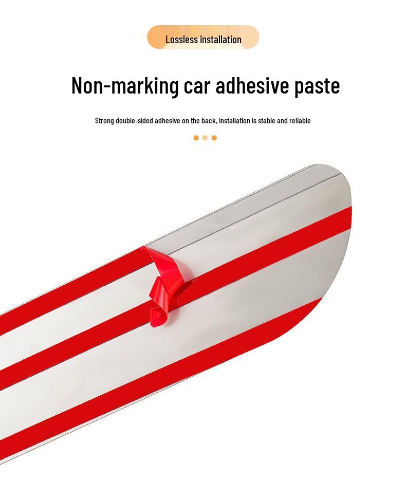 Universal Stainless Steel Car Door Sill Protector: Anti-Scratch Step Strip and Interior Decoration