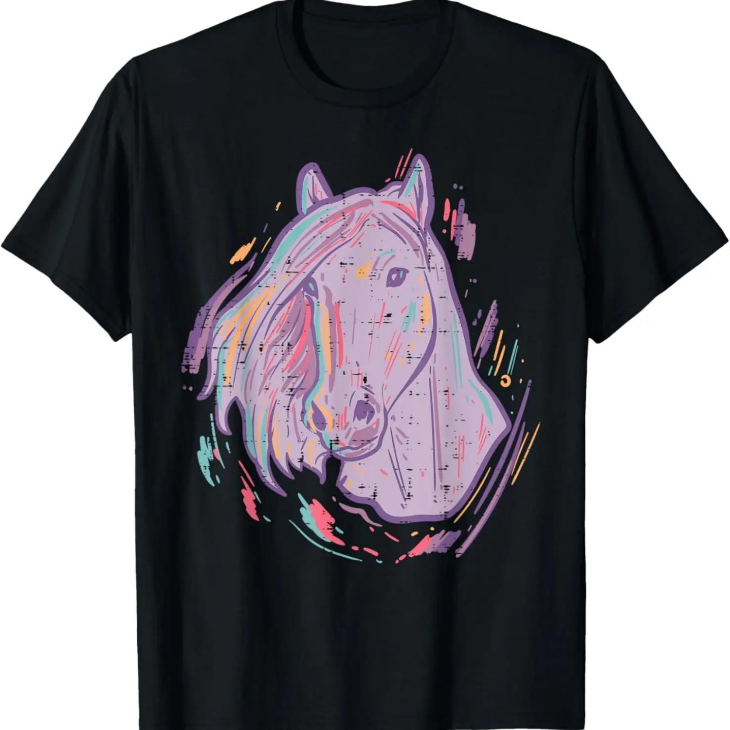 Norwegian Fjord Horse for Fjords dark rider T-Shirt S чёрный