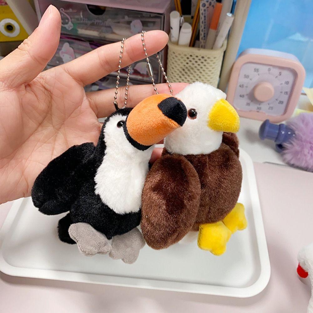 Stuffed Animal Pelican Plush Keyring Toucan Doll Swan Stuffed Doll  Gift For Kids