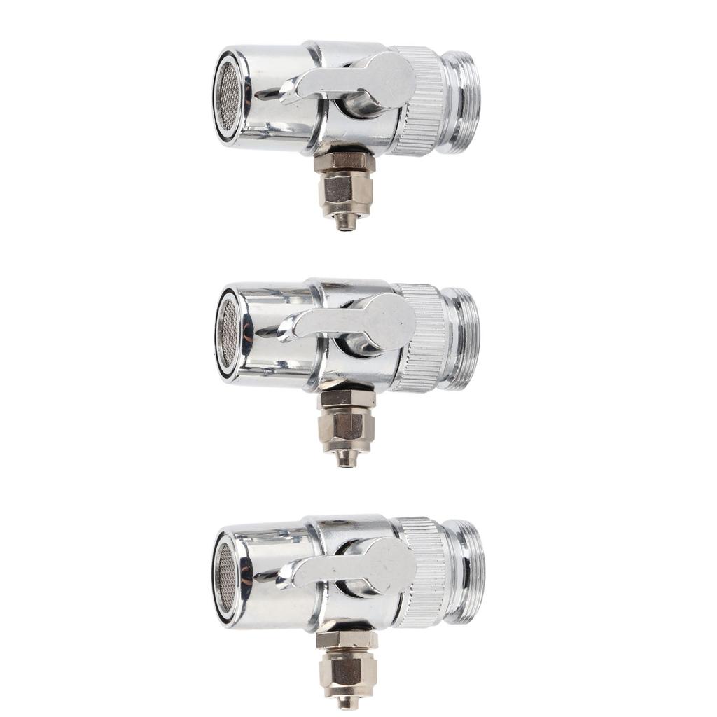 3pcs G14 Sink Faucet Diverter Valve High Temperature Resistance Universal Faucet Diverter Sink