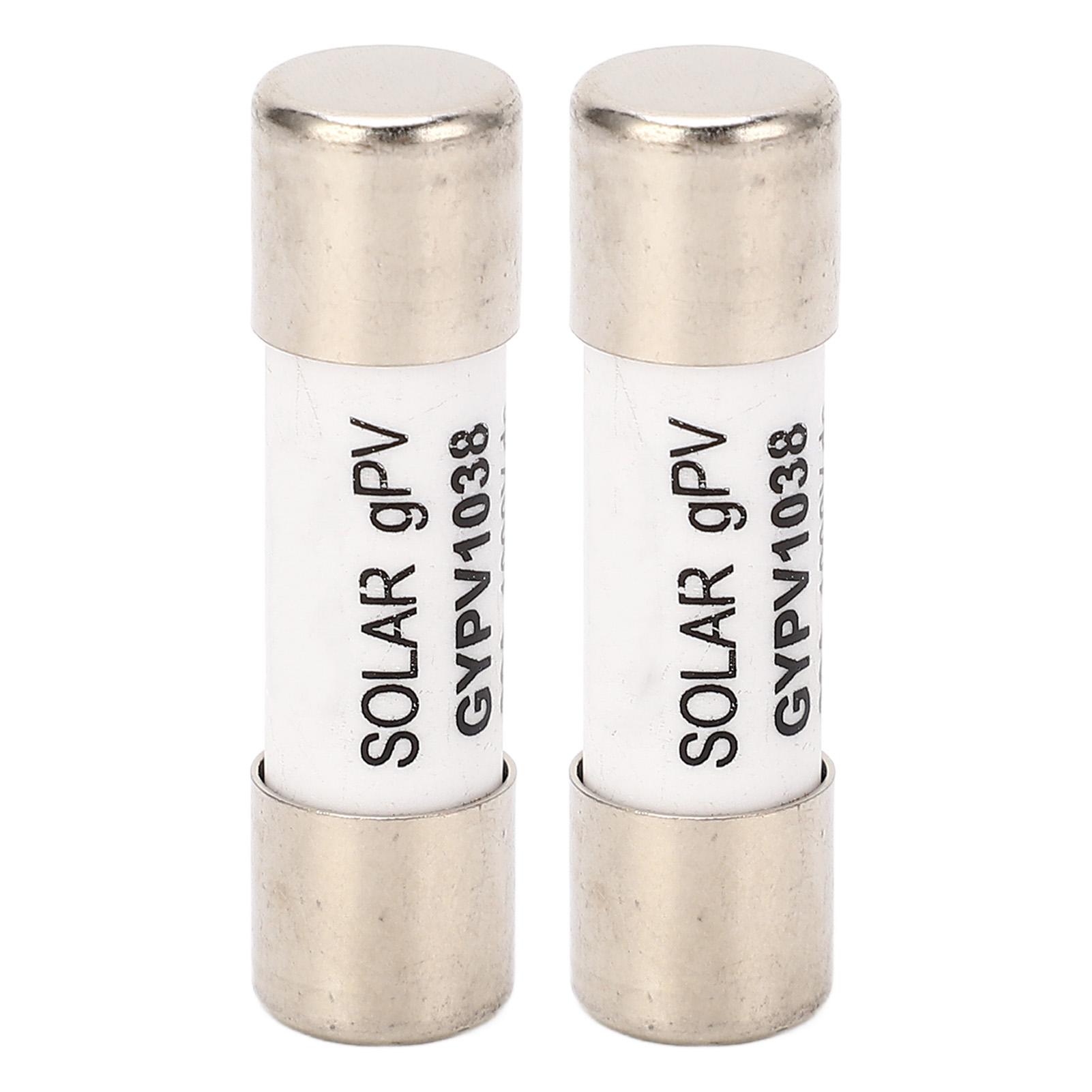 

2 шт. Сонячний фотоелектричний запобіжник Захист від короткого замикання Порцелянова трубка з кварцовим сердечником Фотоелектричний запобіжник 1000 В постійного струму 30 А