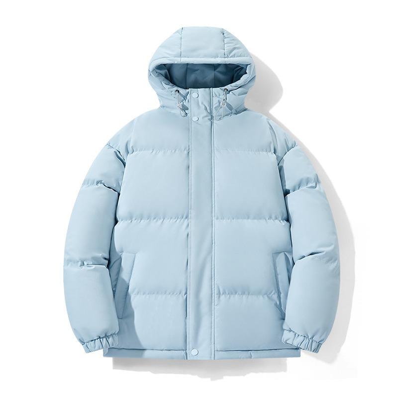 Autumn and winter new youth cotton jacket for men and women couple winter jacket Korean version of hooded thickened warm trend padded clothes