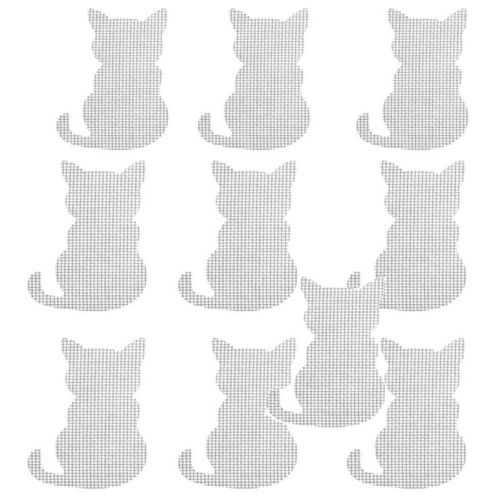 

Лента для ремонта экрана в форме кошки, водонепроницаемая наклейка для оконной сетки, заплатка для ремонта сетки для дома и офиса Cat