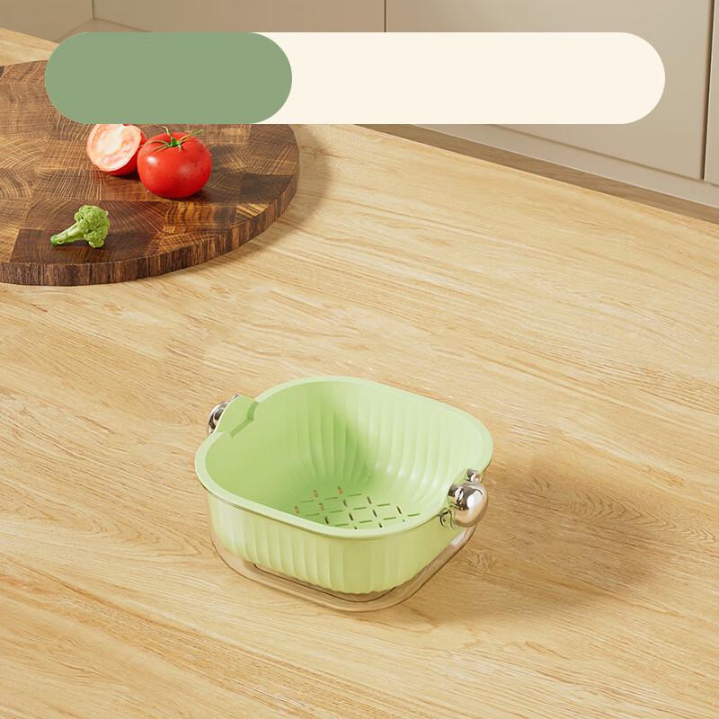 Doppelschichtiger Küchenabtropfkorb