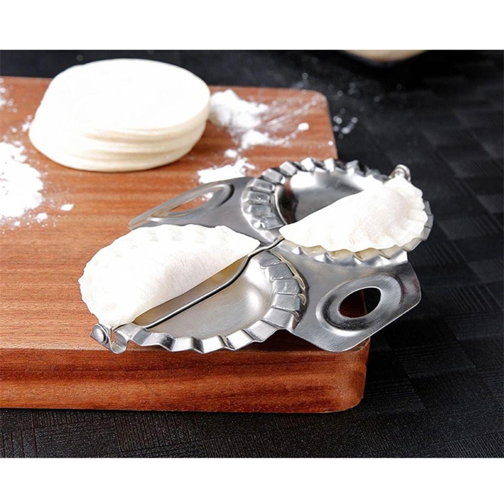 Double Headed Jiaozi Press Molds Crimped Design Dumpling Making Tools Kitchen Gadgets
