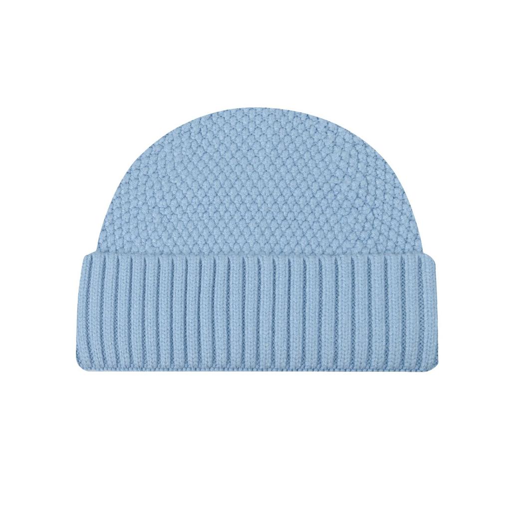 Autumn/Winter Short Knitted Wool Beanie Unisex Warm Pull-Over Beanie Sailor Cap