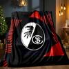 Adler Symbol Frei-burg Fußballdecke Leicht Ideal Bettdecke Perfekt für Reisen, Wohnzimmer, Büros, Sofas, Fan Weihnachtsgeschenk