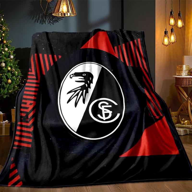 Adler Symbol Frei-burg Fußballdecke Leicht Ideal Bettdecke Perfekt für Reisen, Wohnzimmer, Büros, Sofas, Fan Weihnachtsgeschenk