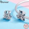 BAMOER Genuine 925 Sterling Silver Letter R Alphabet Beads Charms Fit Charm Bracelets & Bangles DIY