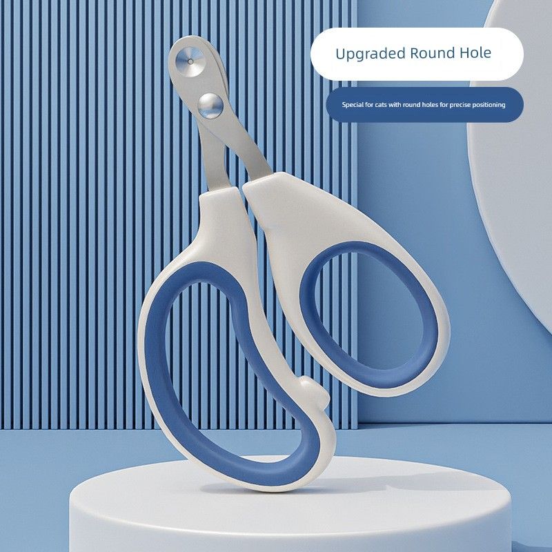 

Кошка Фантастический Инструмент для Ногтей на Пальцах Специальные Когтерезы для Лап Питомца Маленькие Ножницы для Слепых Специальные Ножницы для Котят Подстригание Товары для Питомцев White + Blue 1 Pack Upgrade Round Hole