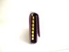 Authentic PRADA Metallic Purple Saffiano Metal Leather 6 Pics Key Chain #a367  Refurbished