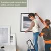 Picture Rail Wall Mounting System (Square Type) – Art Display Rail Set (60cm x 4, 2m Wire Hooks x 4, Mounting Brackets, and Track Caps Included) (4)