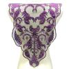 PP Polyester Cotton Embroidered Lace Collar Dark Purple Embroidered Back Collar Mesh Bottom Lace Fake Collar Clothing Collar Cloth Sticker