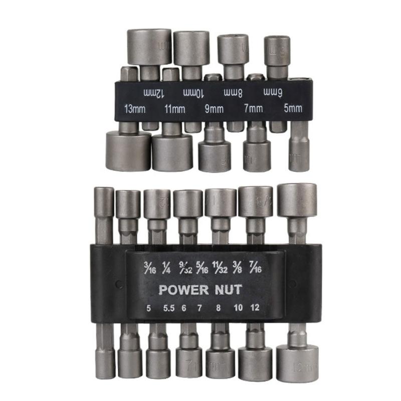 Precise Engineered Hexagonal Handle Socket Extension Rod Pneumatic Screwdriver Suitable for Tool Repairs DIYer Projects