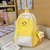 Zaino nuovo stile college ragazza zaino carino semplice versatile zaino a colori contrastanti donna viaggio leggero zaino alla moda