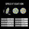 Mini 1W 2W 3W 3.5W G4 Back Pin Round Board LED Bulb DC 12V 24V Lamp For Car Boat Home Spotlight Cabinet Lighting Replace Hologen