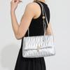 Elegant Pu Quilted Chain Crossbody Bag For Women Perfect For Daily Casual Use
