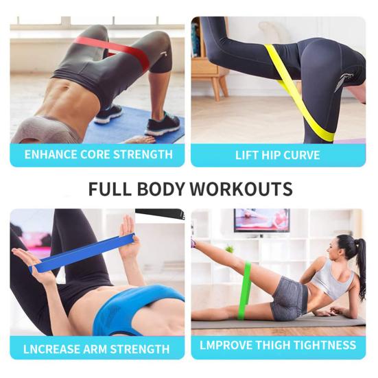 Resistance Band Men Women Glutes Hip Building Booty Band Yoga Workout Thighs Exercise Band Stretching Training Band Home Gym