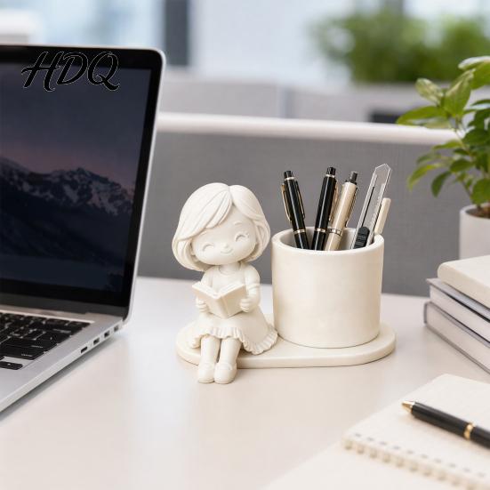 Cute Desk Organizer 3D Printed Pen Holder Creative Desktop for Pencils Gel