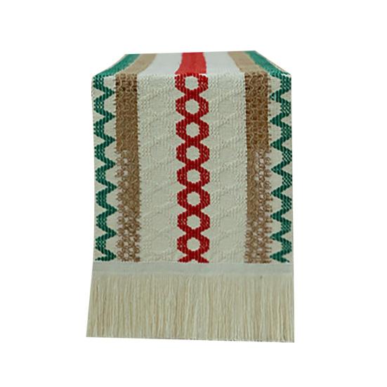 Boho Linen Table Runner Farmhouse Table Runner Rustic Table Runner with Fringed Size#XS 7