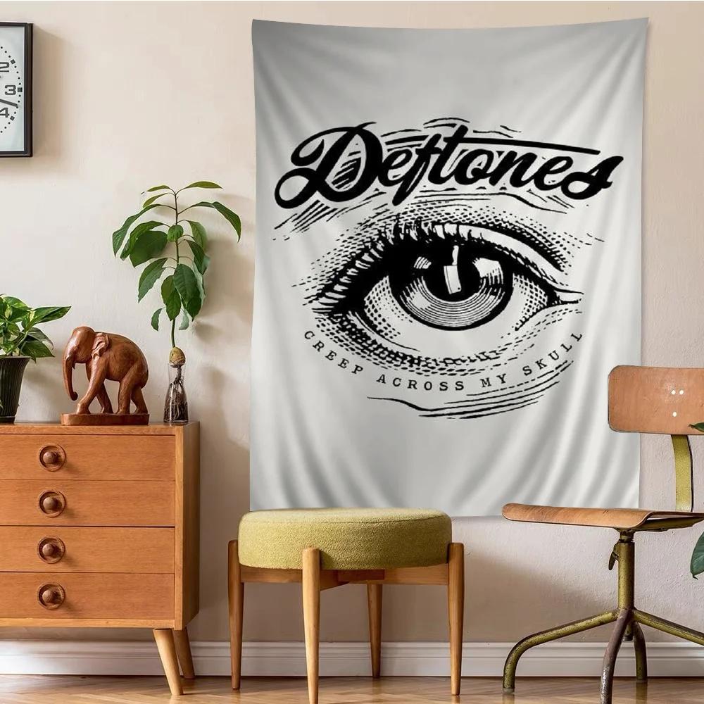 VIKAMA Mandala Bohemian Tapestry Dark Aesthetic Alternative Rock Band Wall Hanging Bedroom Home Decor 74x94cm(29x37in)