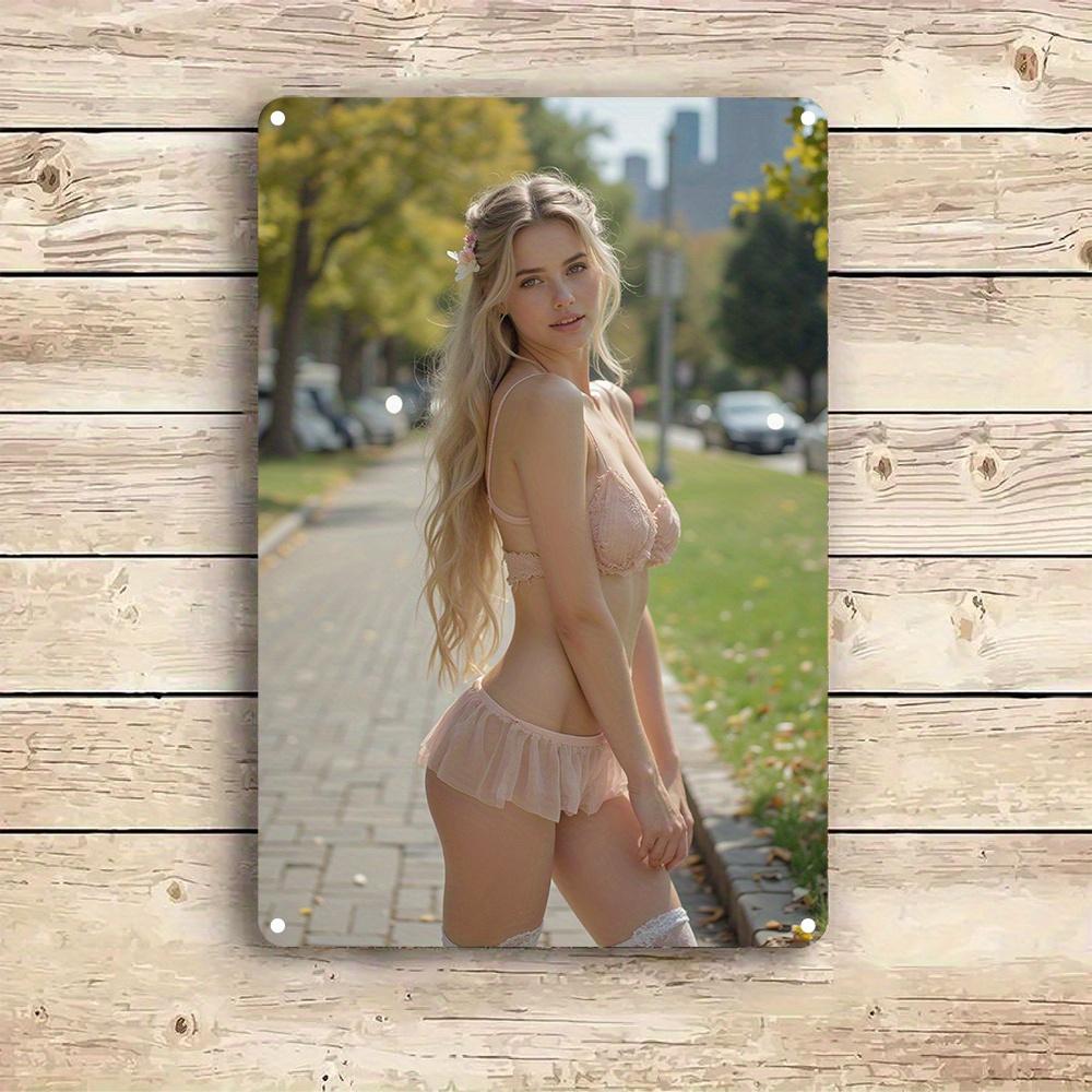 Room Decor Vintage Style Aluminum Sign, Art Poster Plaque for Room Decor, DIY Art for Home, Garden, Bar, Cafe, Club,