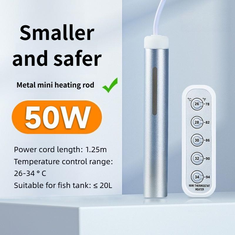 Mini digitális kijelző Kicsi teknős akvárium Akvárium fűtőberendezés Automatikus állandó hőmérsékletű Halas akvárium fűtőrúd