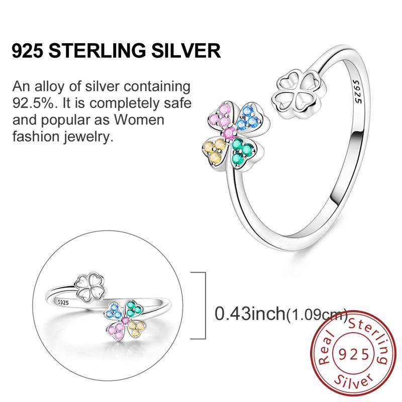New 925 Silver Rings Firefly Hollow Rose Infinite Love Simple Ring for Women Wedding Engagement Party Jewelry Gift